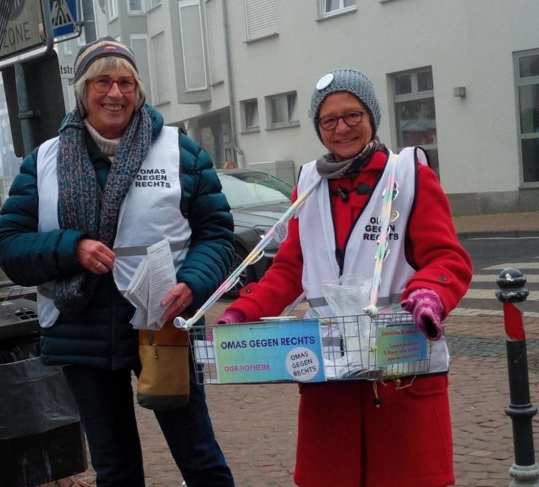 Zwei Mitglieder der OGR Hofheim am Taunus
